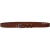 Handmade tan leather belt rectangular buckle with flat pin