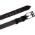 Ceinture en cuir marron foncé boucle rectangulaire avec épingle plate
