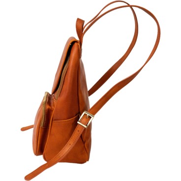 Women's backpack in 100% calfskin leather handcrafted in Italy