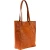 Sac cabas en cuir de vachette marron réalisé à la main en Toscane