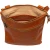 Satchel bag in genuine tan calf leather handmade in Italy