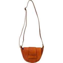 Mini besace artisanale pour femme en cuir souple fait en Italie