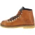 Men's mountain boot in tan leather with crepe sole