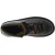 Women's mountain boot in black leather with crepe sole