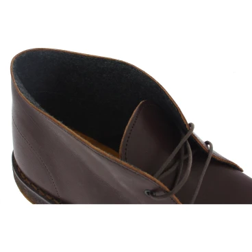 Desert Lederboots Damen dunkelbraun mit Winterfutter