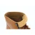 Bottines femme en cuir marron artisanales avec doublure d'hiver