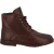 Bottines homme en cuir marron foncé artisanales avec doublure d'hiver