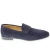 Penny moccasin in blue suede handmade by Fratelli Borgioli