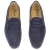 Penny moccasin in blue suede handmade by Fratelli Borgioli