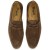 Brown suede penny loafers handmade by Fratelli Borgioli