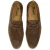 Mocassin américain en daim marron fabriqué à la main par Fratelli Borgioli