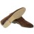 Brown suede penny loafers handmade by Fratelli Borgioli
