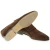 Brown suede penny loafers handmade by Fratelli Borgioli