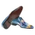 Psychedelic patent leather ceremonial derby - Fratelli Borgioli - Italian craftsmanship