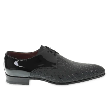 Zapatos formales en Charol Estampado de Diamantes - Fratelli Borgioli - Artesanía Italiana