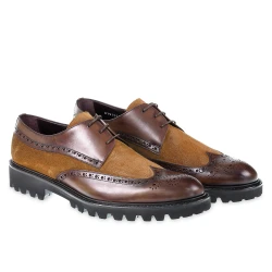 Derby à trous style country - Fratelli Borgioli - Artisanat italien