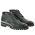 Bottle green deerskin ankle boot - Fratelli Borgioli - Italian craftsmanship
