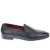 Pennyloafer aus weichem blauem Kalbsleder, handgefertigt von Fratelli Borgioli