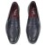 Penny loafer in soft blue calfskin handmade by Fratelli Borgioli