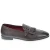 Fringe loafers in soft dark brown leather handmade by Fratelli Borgioli