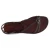 Women sandals hand made in Italy in dark brown leather