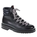Dunkelblauer Winterstiefel aus Leder – Fratelli Borgioli – italienische Handwerkskunst