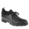 Derbies in deer leather and black cashmere - Fratelli Borgioli - Italian craftsmanship