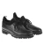 Derbies en daim et cachemire noir - Fratelli Borgioli - Artisanat italien