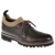 Derbies en cuir de cerf marron foncé et cachemire - Fratelli Borgioli - Artisanat Italien