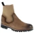 Chelsea in brown greased suede and cashmere - Fratelli Borgioli
