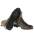 Brown deerskin and cashmere chelsea boot - Fratelli Borgioli