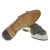 Double buckle moccasin in green suede and woven fabric - Fratelli Borgioli