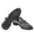 Mocassin double boucle en cuir de veau vieilli bleu fait main par Fratelli Borgioli