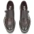 Handmade double monk loafers in antique ebony calfskin