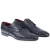 Handgewebter Leder-Derby – Fratelli Borgioli – italienische Handwerkskunst