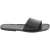 Men's leather slides sandals in black leather handmade