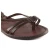 Women sandals hand made in Italy in dark brown leather