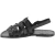 Käfigsandalen für Herren in Schwarze leder