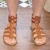 Sandales romaines homme en cuir marron claire fait à la main