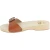 Handmade men's wooden clog sandals with adjustable tan leather band