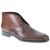 Bottines en cuir marron poli fabriquées à la main en Italie - Fratelli Borgioli