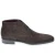 Men's Ankle Boot in Dark Brown Suede Fratelli Borgioli - Made in Italy Craftsmanship
