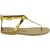 Sandali infradito donna artigianali in pelle laminata giallo