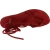 Sandalias planas de tiras de piel roja hechas a mano en Italia