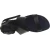 Schwarze Ledersandalen für Damen, handgefertigt in Italien
