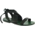 Sandales femme en cuir vert fabriquées à la main en Italie