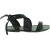 Sandalias verde de piel para mujer hechas a mano en Italia