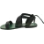 Sandales femme en cuir vert fabriquées à la main en Italie