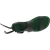 Women's green leather sandals handmade in Italy