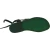 Sandalias verde de piel para mujer hechas a mano en Italia